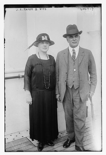 J.E. Raker and wife