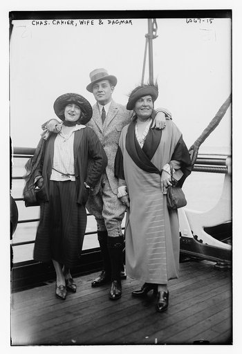Chas. Cahier, wife and Dagmar