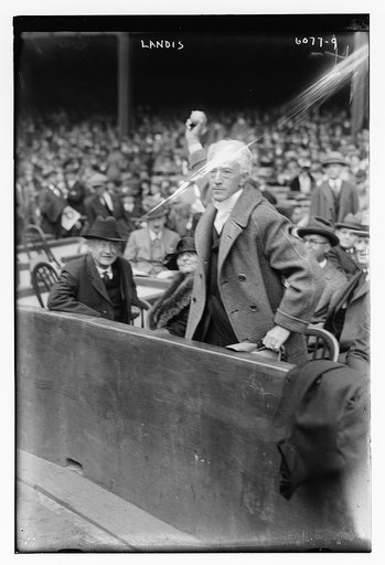 Judge Kenesaw M. Landis. Commissioner of Baseball