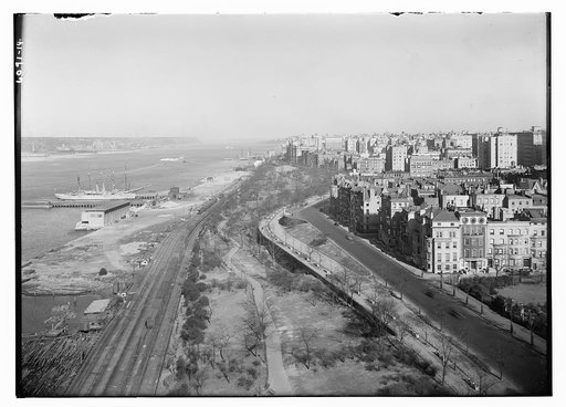 Riverside Drive from 74th Street, Upper West Side, New York City