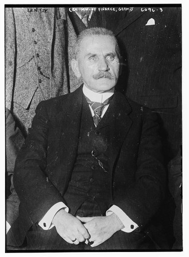 Lentze (Ex-Min. of Finance, Germ.)