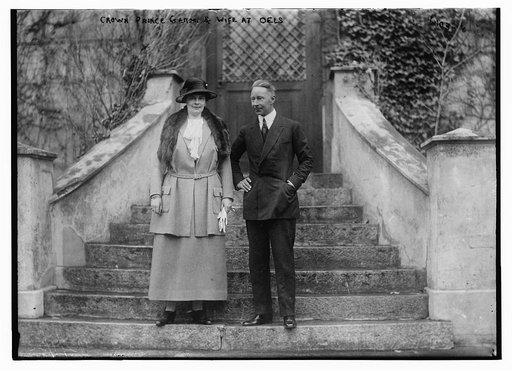 Crown Prince of Germ. and wife at Oels