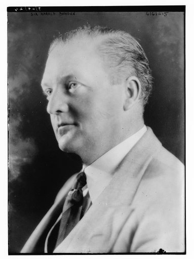 Sir Harold Bowden