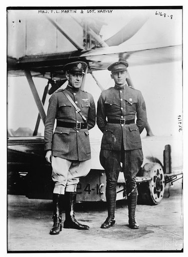 Maj. F.L. Martin & Sgt. Harvey