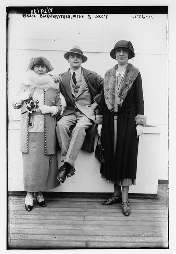Bruce Bairnsfather, wife & sec'y