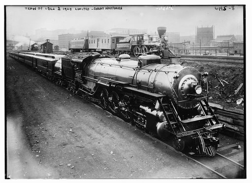 Train of 1862 & 1924 Limited -- Great Northern