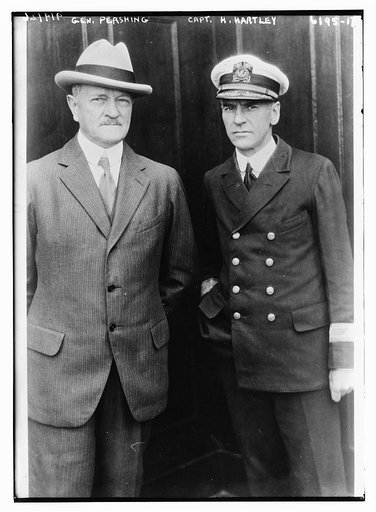 Gen. Pershing & Capt. H. Hartley