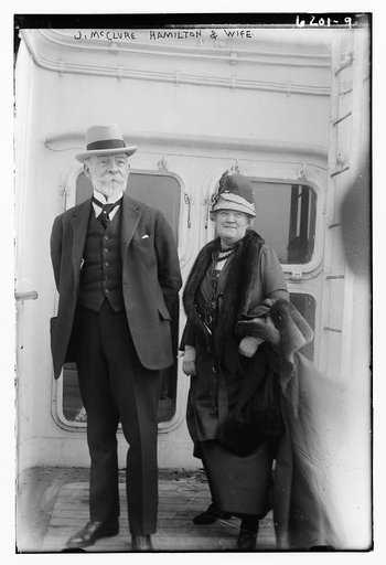 J. McClure Hamilton & wife