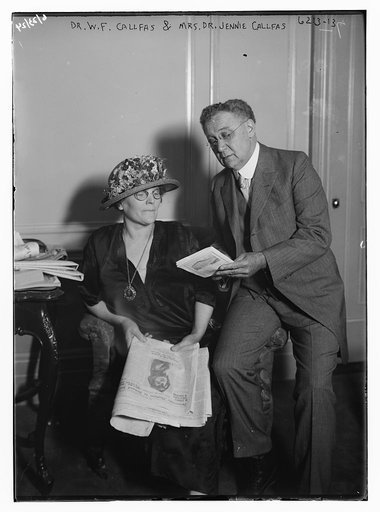 Dr. W.F. Callfas & Mrs. Dr. Jennie Callfas