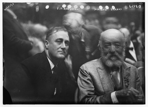 F.D. Roosevelt & Nathan Straus