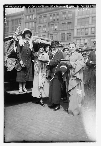 Rosalie Jones, Helen Todd, Mrs. Gordon Norrie, A.G. Hays