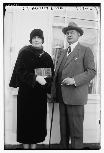 J.K. Hackett and wife