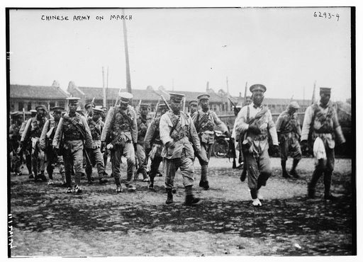 Chinese Army on march