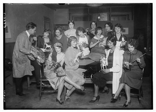 Gr. Fol. Girls mending toys