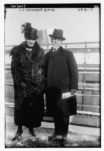J.J. Jusserand with wife