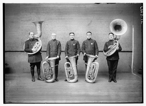Police tuba players