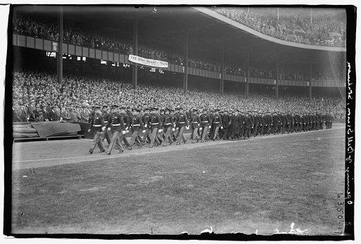Opening ceremonies at Yankee Stadium, 1925