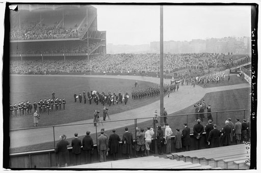 Opening ceremonies at Yankee Stadium, 1925