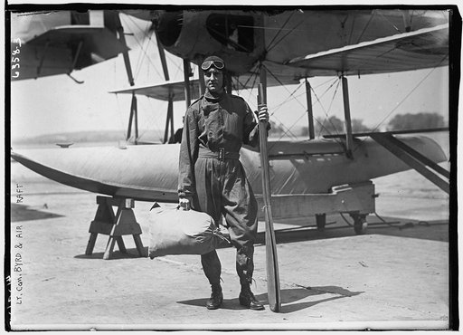 Lt. Com. Byrd and aircraft