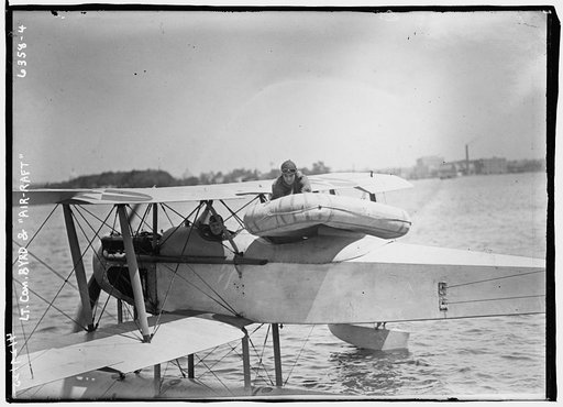 Lt. Com. Byrd and "Air-Raft"