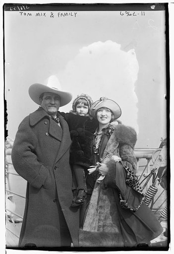Tom Mix and family