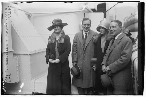 Mrs. J.D. Rockefeller Jr., D.M. Milton and wife, & Mr. J.D. Rockefeller Jr.