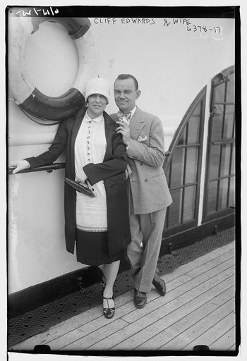 Cliff Edwards and wife