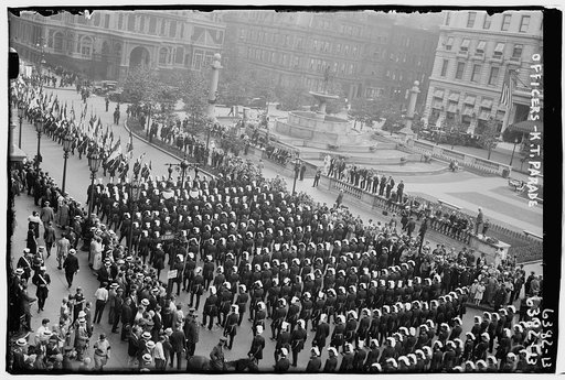 Officers Massed colors--K.T. Parade