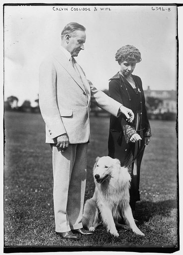 Calv. Coolidge & wife