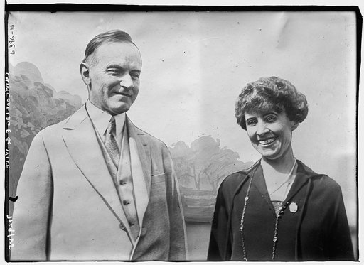 Calv. Coolidge & wife