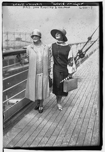 Mrs. John Ringling and Nazimova