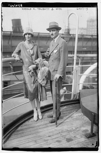 Harold E. Talbott & wife