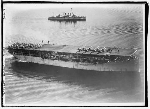 LANGLEY carrying 14 planes