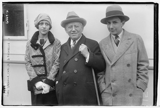 Carl Laemmle, Carl Jr. & Rosabelle