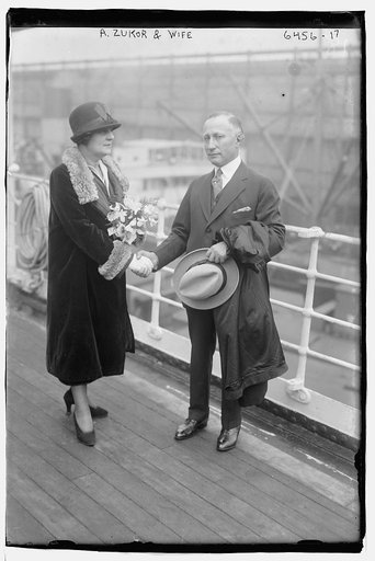 A. Zukor and wife