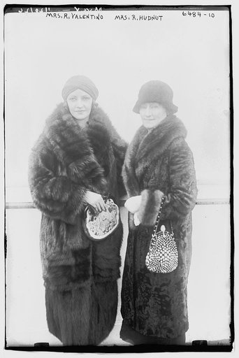 Mrs. R. Valentino & Mrs. R. Hudnut