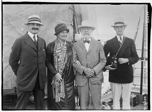 F.M. Warburg & wife, S.W. Rosendale, Edw. Warburg