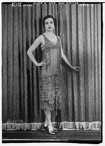 Alice Joyce wearing antique gold emb. in rubies