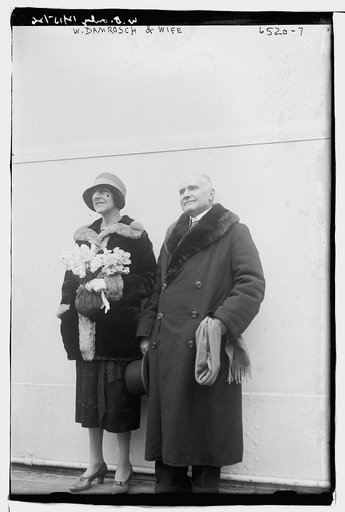 W. Damrosch & wife