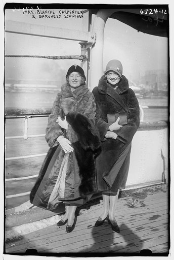 Mrs. Blanche Carpenteir & Baroness Schnehen