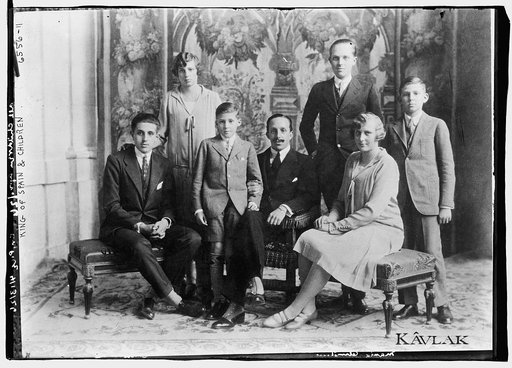 King of Spain & family