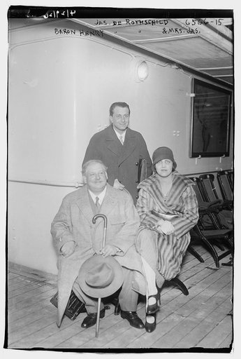 Baron Henry de Rothschild, James de Rothschild & Mrs. J. de Rothschild