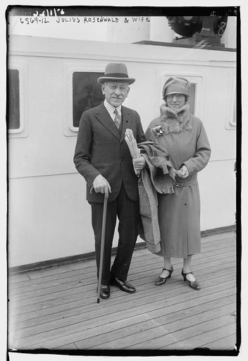 Julius Rosenwald & wife