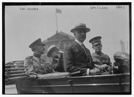 Gen. Leclercq, Capt. T.C. Cook