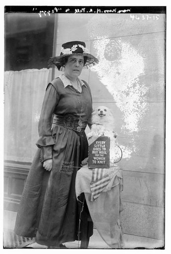 Mrs. H.A. Pell & "Peggy"