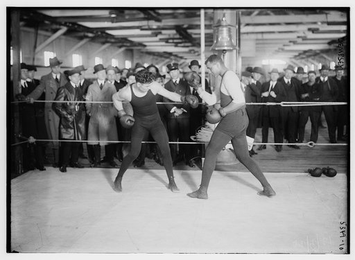 Jack Dempsey in ring