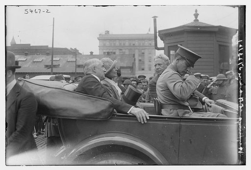 President Warren G. Harding and wife Florence Mabel Harding