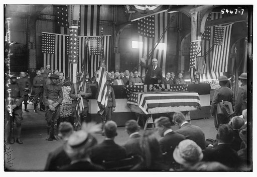 Memorial ceremony for World War I dead