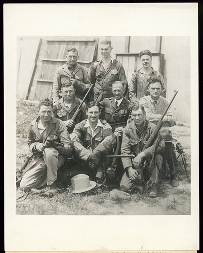 The United States Free Rifle Team, winners of the international matches at Antwerp, Belgium, who will arrive in New York August 23rd