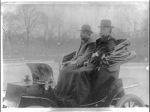 Senators Brandegee & Briggs in early auto